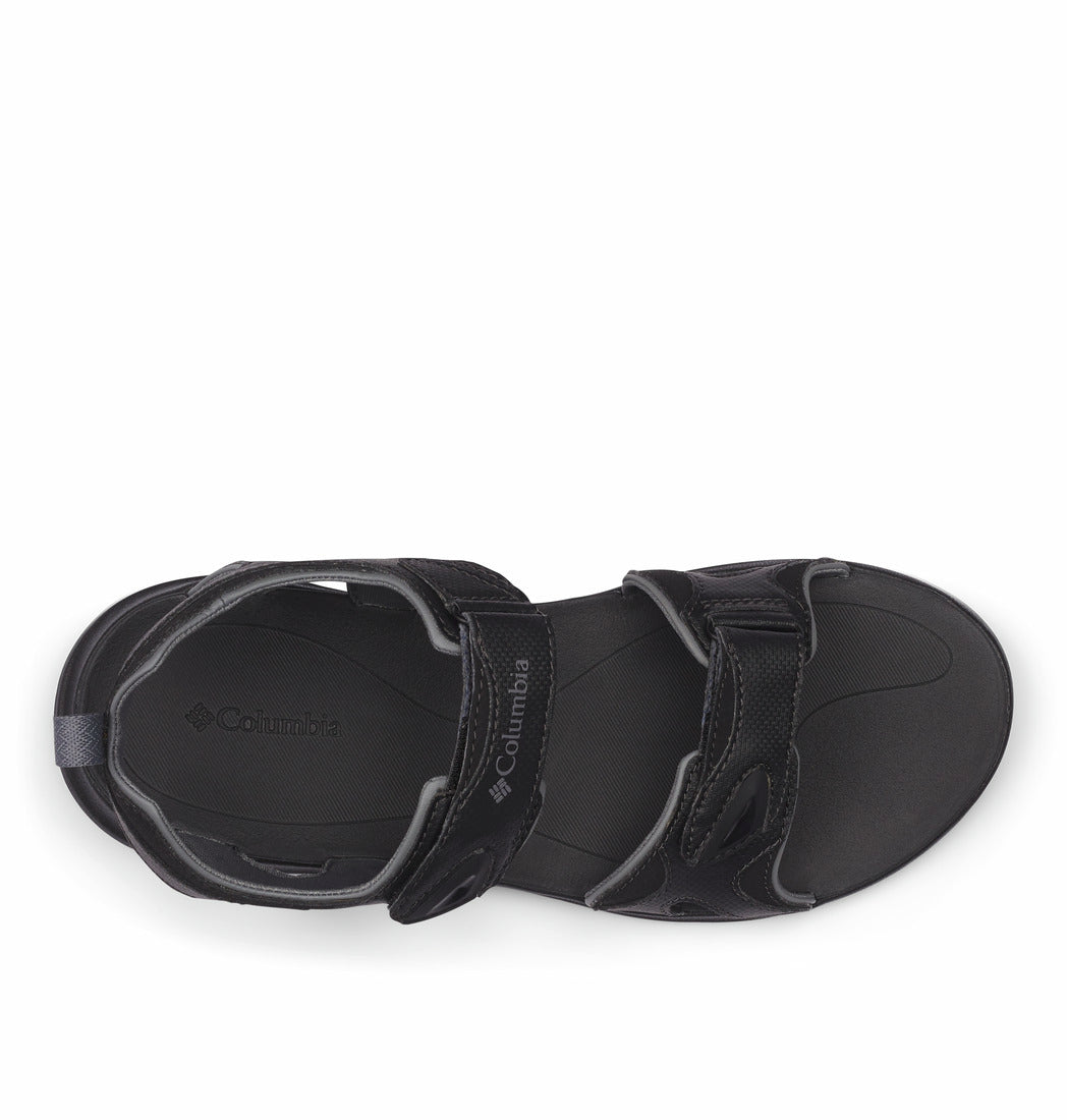 Men's | Columbia | BM0111-010 | Ankle 2 Strap Sandal | Black, Ti Grey Steel