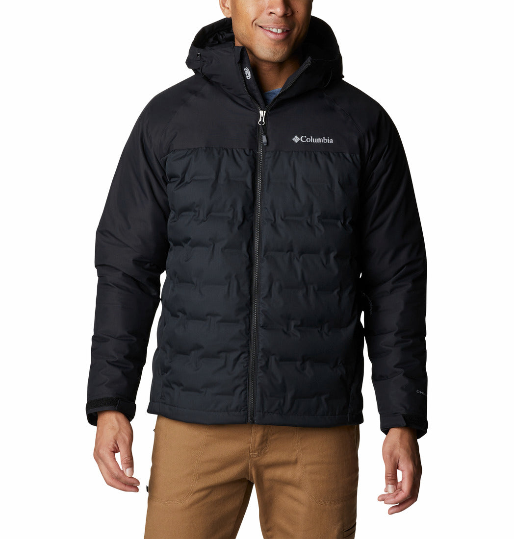 Men's | Columbia | WM5083-010 | Grand Trek™ II Down Hooded Jacket | Black