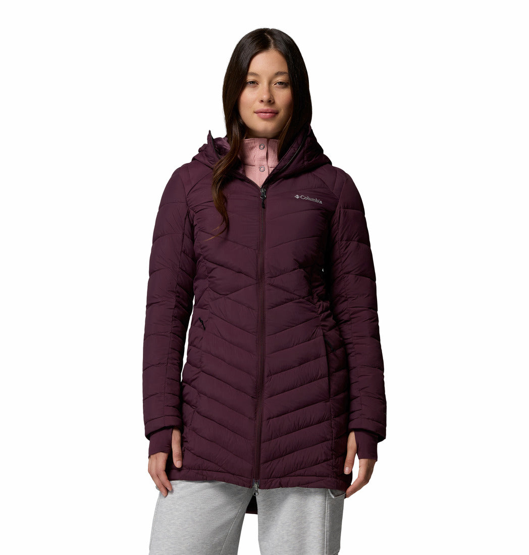 Women's | Columbia | WK1057-607 | Joy Peak™ II Mid Hooded Jacket | Moonvista