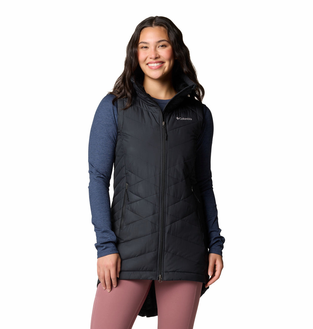 Women's | Columbia | 1859741-010 | Heavenly™ Long Vest | Black