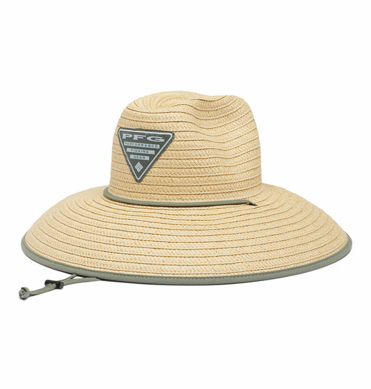 Men's | Columbia | 2121271-123 | PFG™ Straw Lifeguard Hat |Straw, PFG Triangle