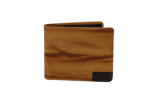 Men's | JBG International | 258A-9S | Wallet - RFID Double Flap with ID Window and Coin Pocket | Tan Two Tone