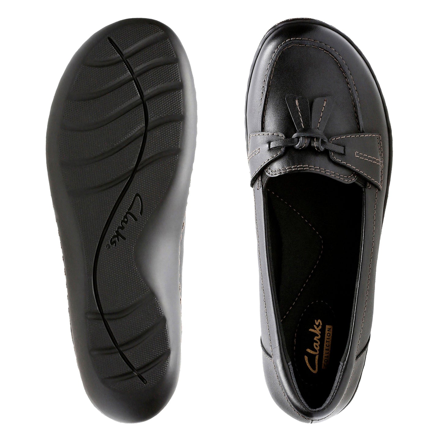 Women's | Clarks | Ashland Bubble Loafer | Black