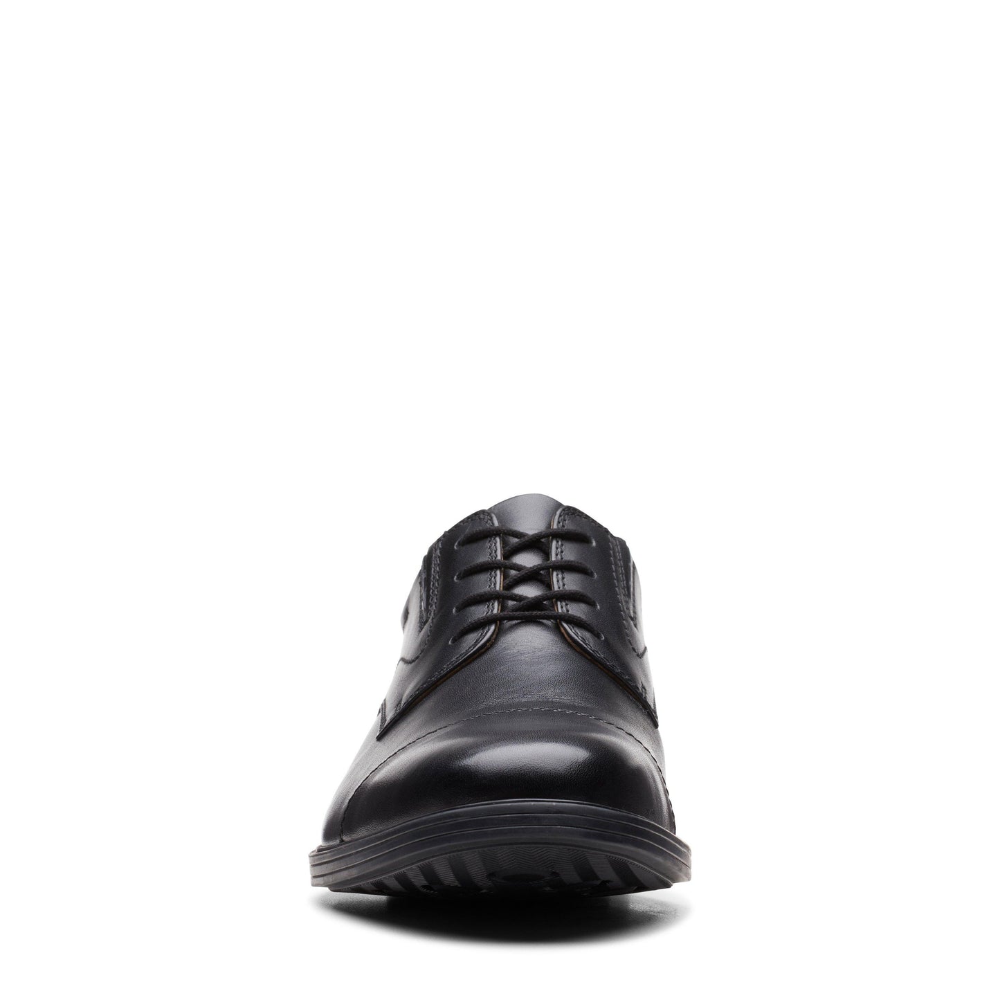 Men's | Clarks | 26152912 | Whiddon Cap | Black Leather