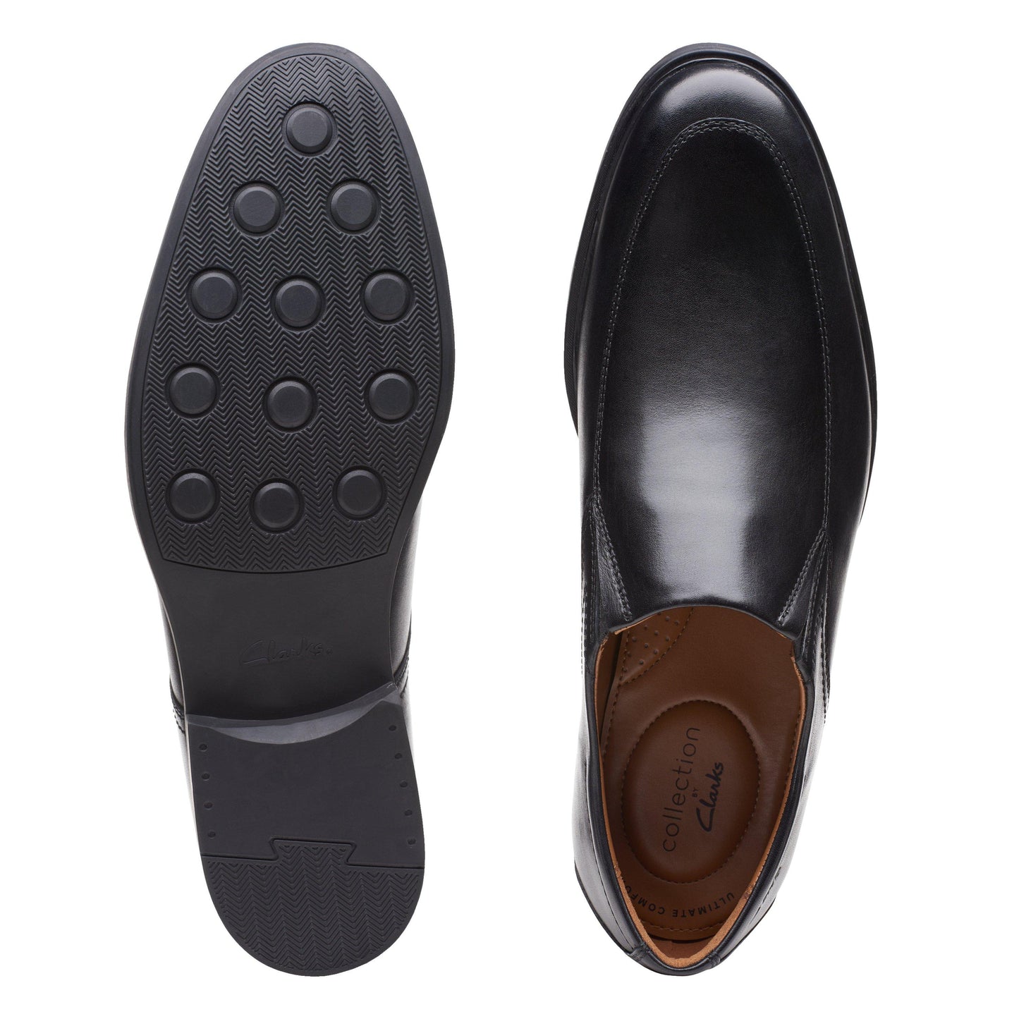 Men's | Clarks | Whiddon Step |  26152916 | Black Leather