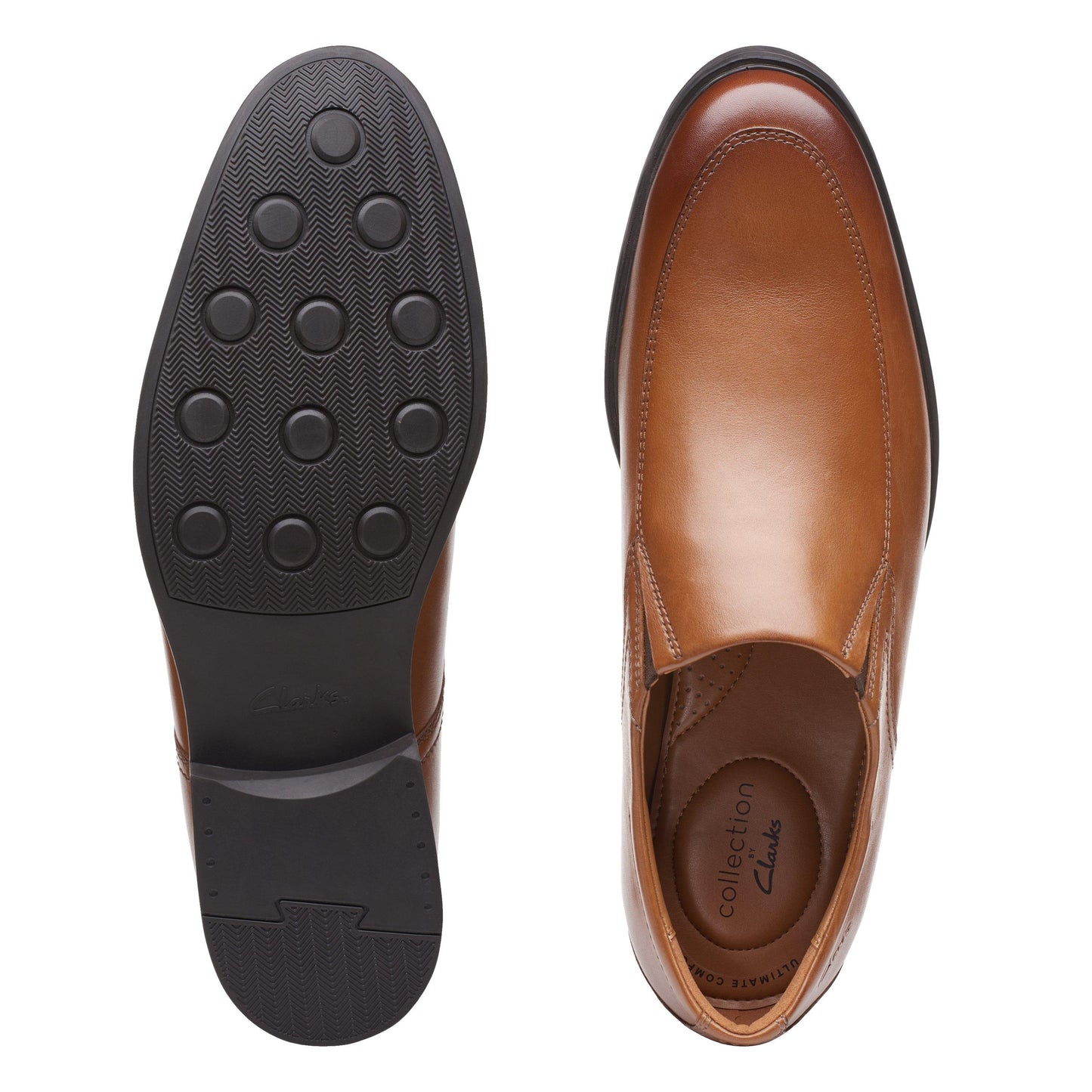 Men's | Clarks | 26152917 | Whiddon Step | Dark Tan Leather