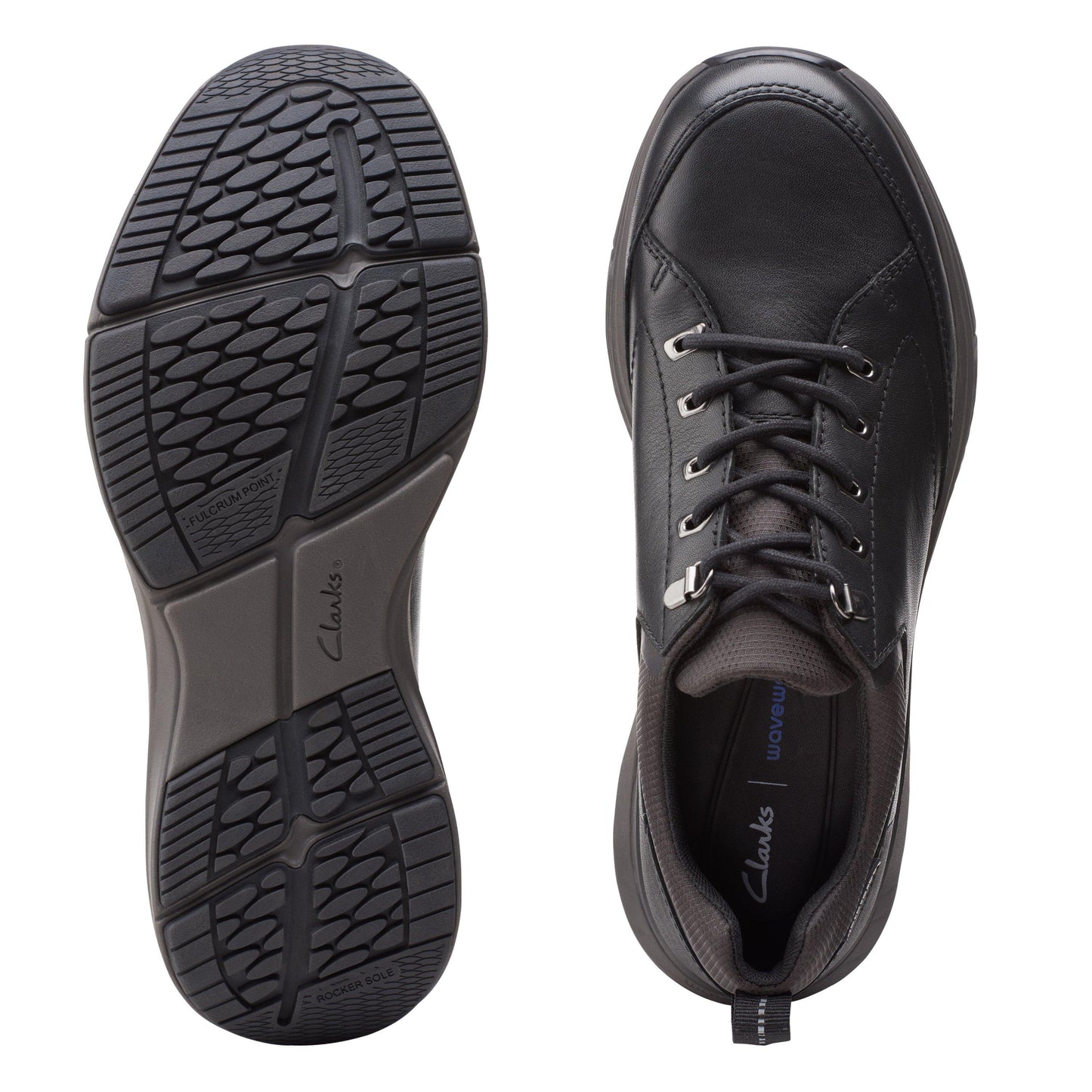 Men's | Clarks | 26155110 | Wave 2.0 Vibe | Black Leather