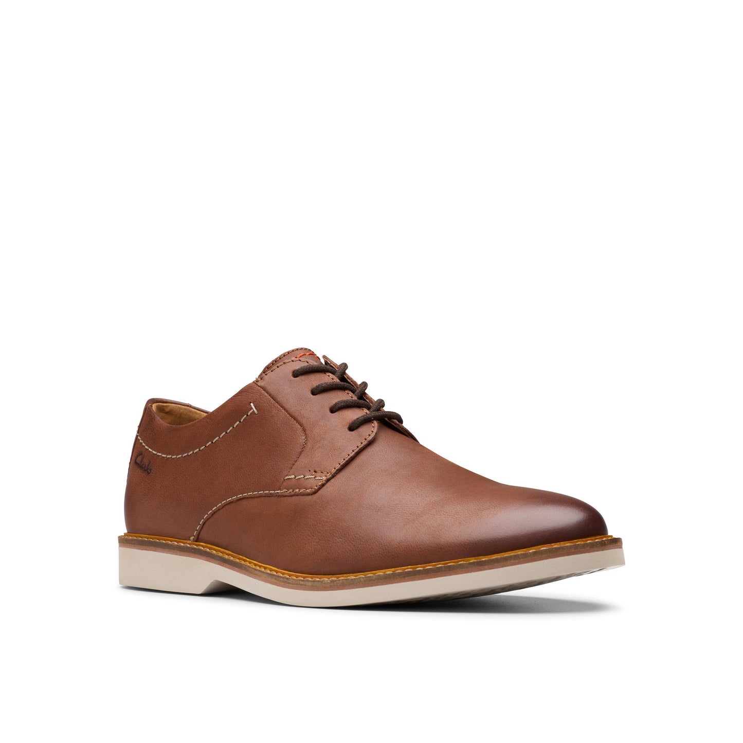 Men's | Clarks | 26172070 | Atticus LT Lace | Dark Tan Leather