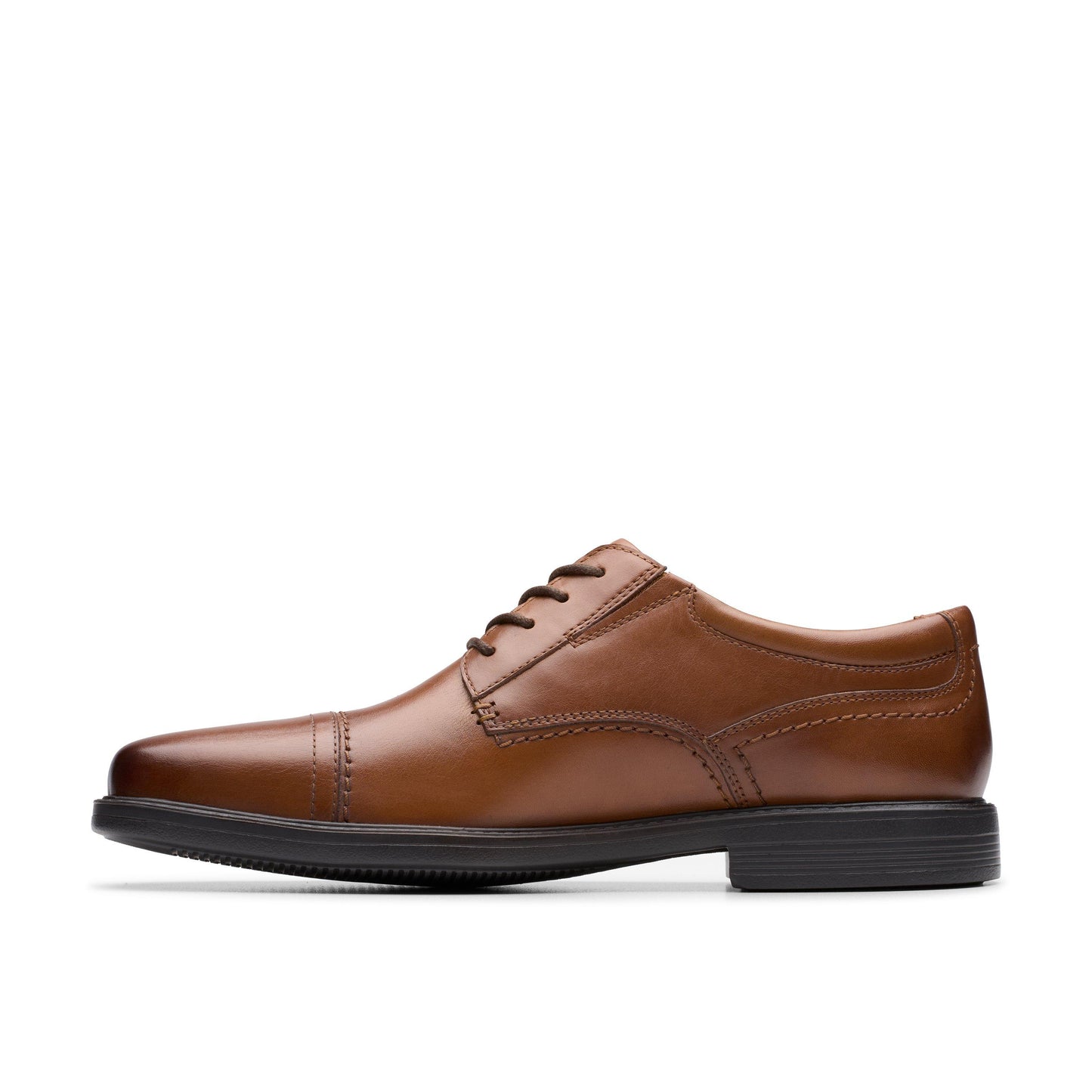 Men's | Clarks | 26182016 | Dresslite Cap | Tan Leather