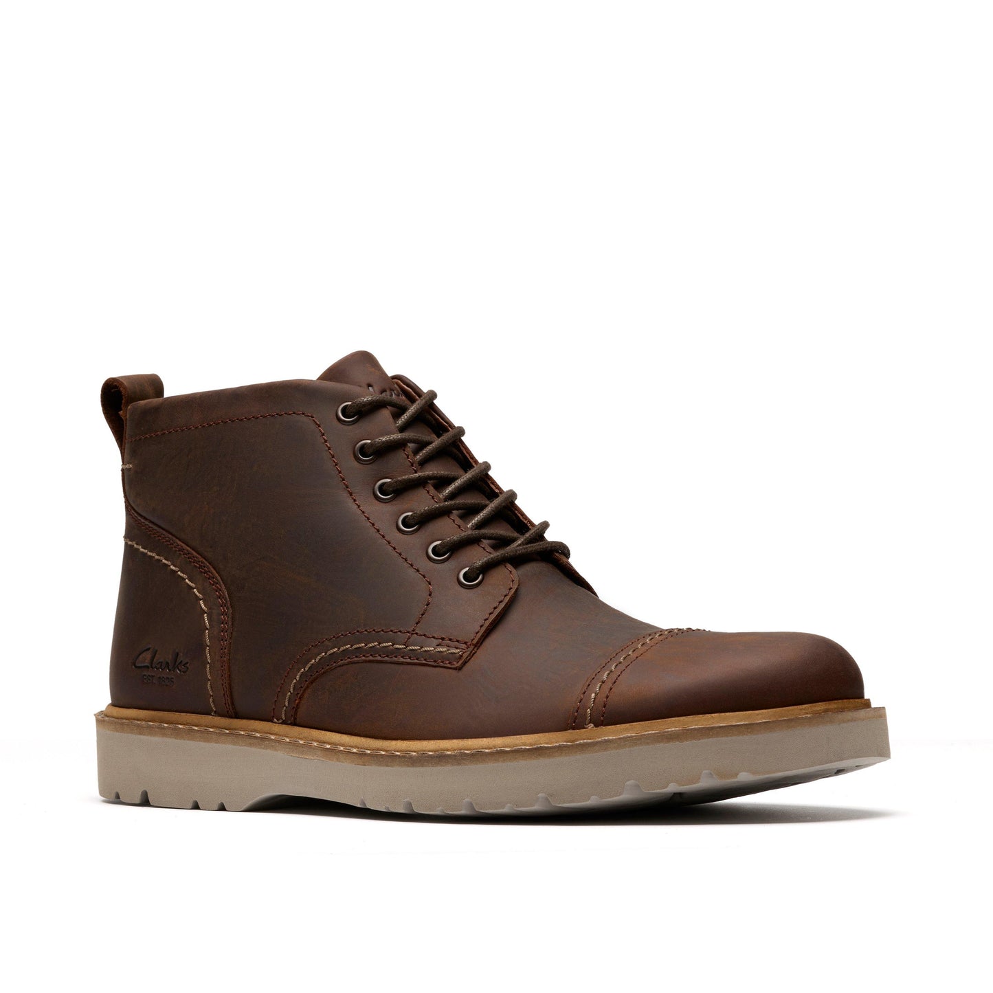 Men's | Clarks | 26184534 | Weltridge Zip | Tan Leather