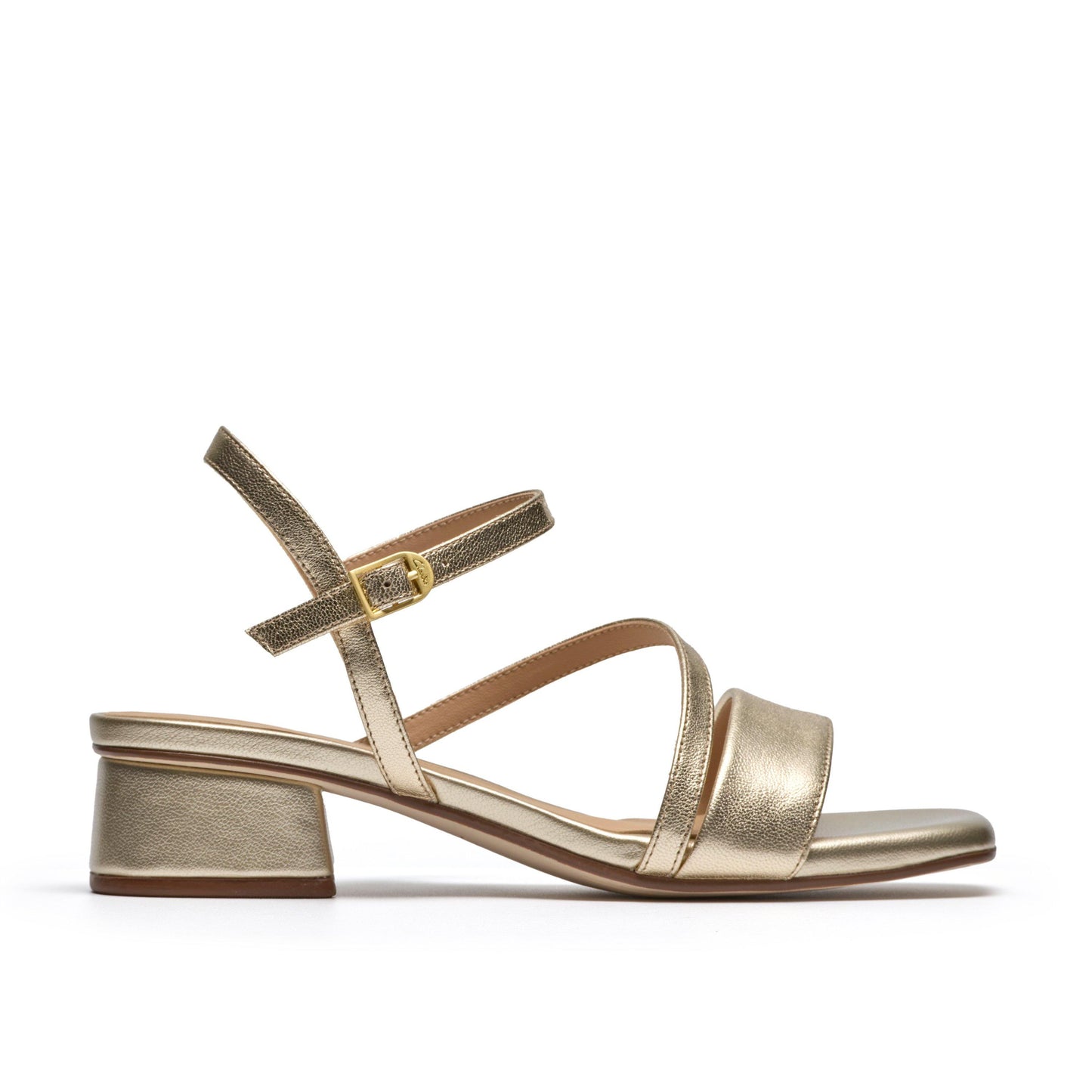 Women's | Clarks | 26186120 | Serina35 Strap | Gold Leather