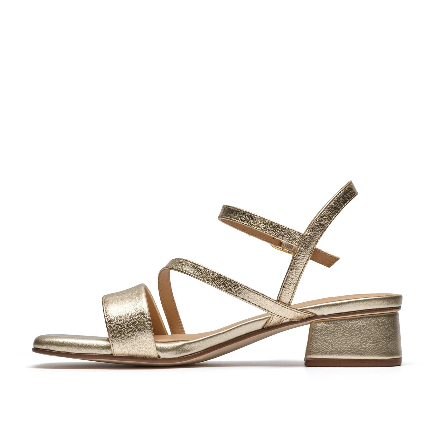 Women's | Clarks | 26186120 | Serina35 Strap | Gold Leather