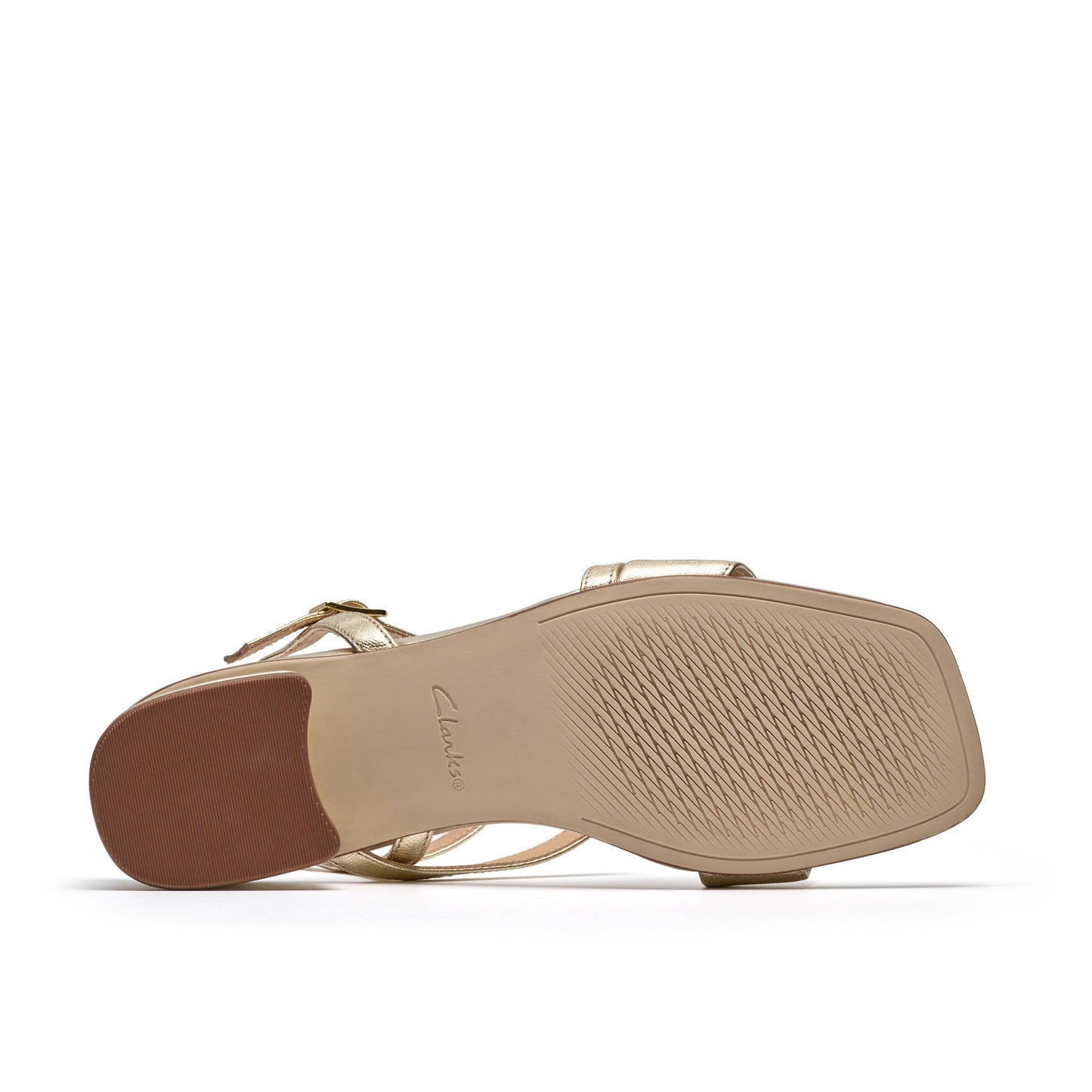 Women's | Clarks | 26186120 | Serina35 Strap | Gold Leather