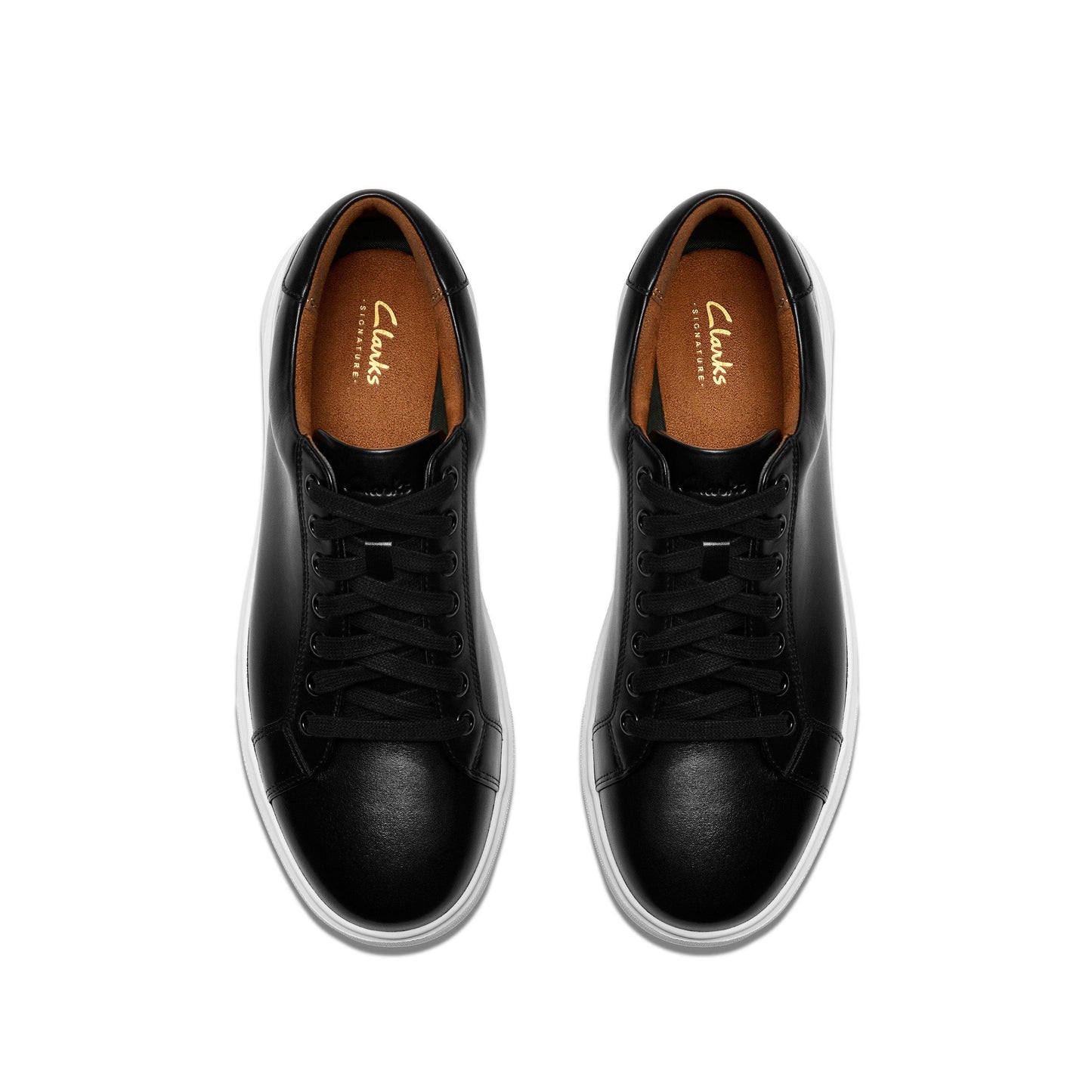 Men's | Clarks | 26186559 | Goswell Tie | Black Leather