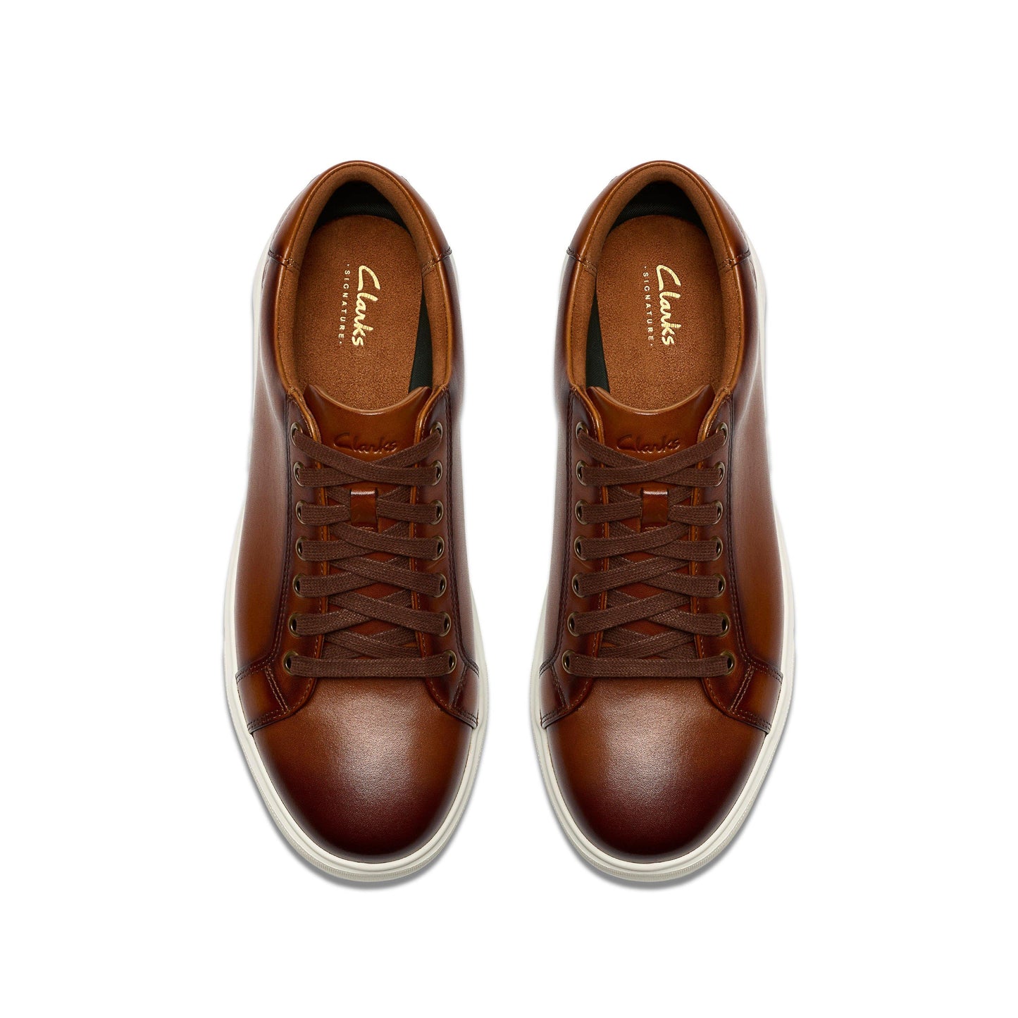 Men's | Clarks | 1326799 | Goswell Tie | Tan Leather