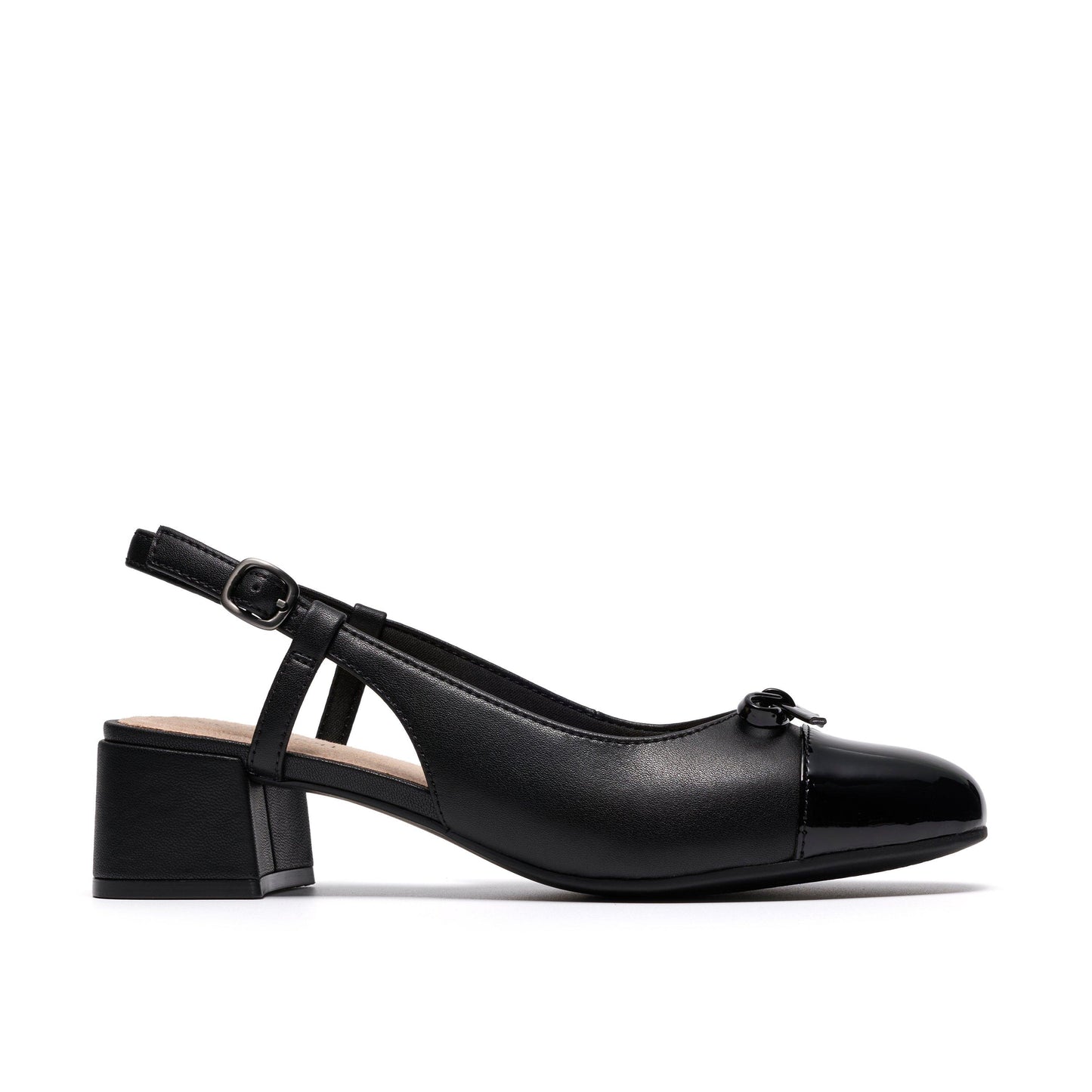 Women's | Clarks | 26186887 | Iridessa Sling | Black Leather