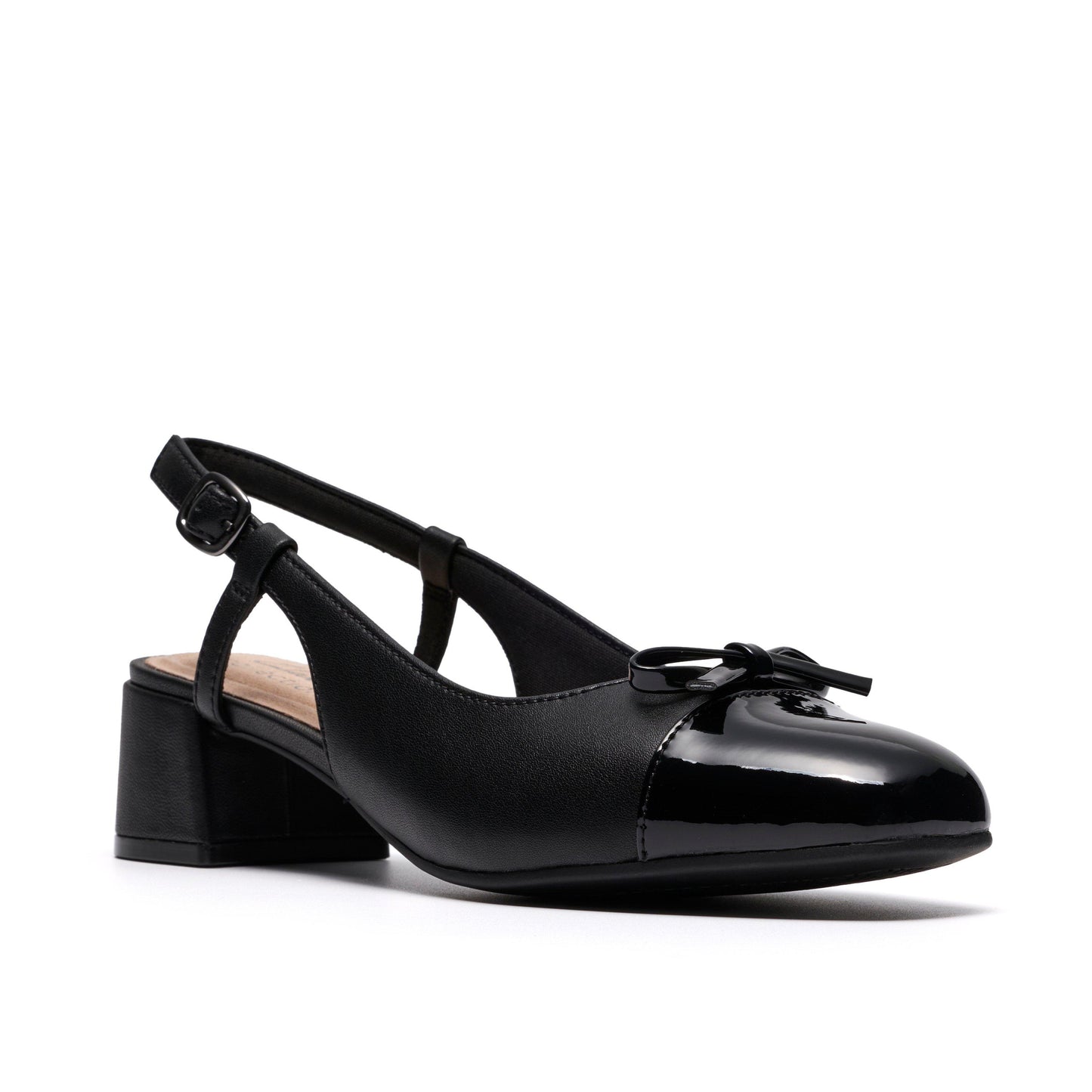 Women's | Clarks | 26186887 | Iridessa Sling | Black Leather