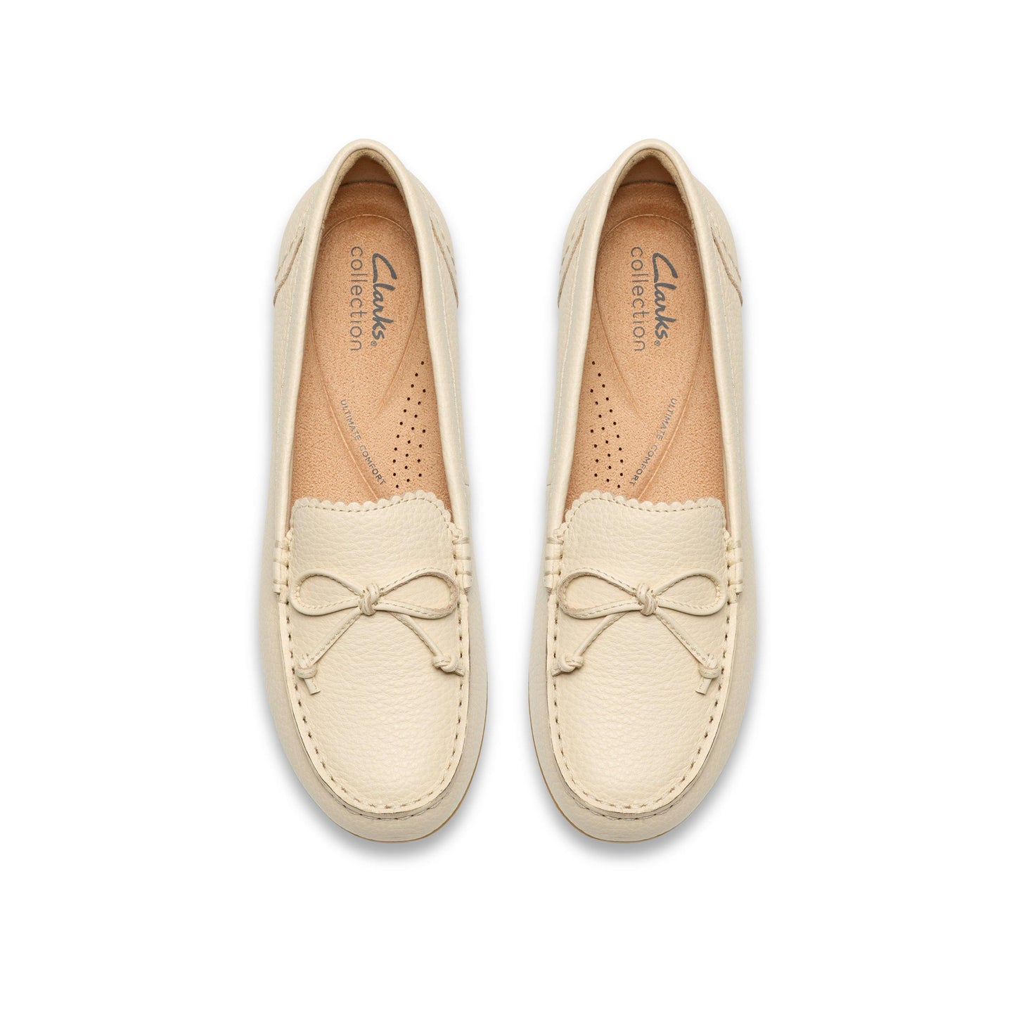 Women's | Clarks | 26186932 | Elliotte Sail | Cream Leather