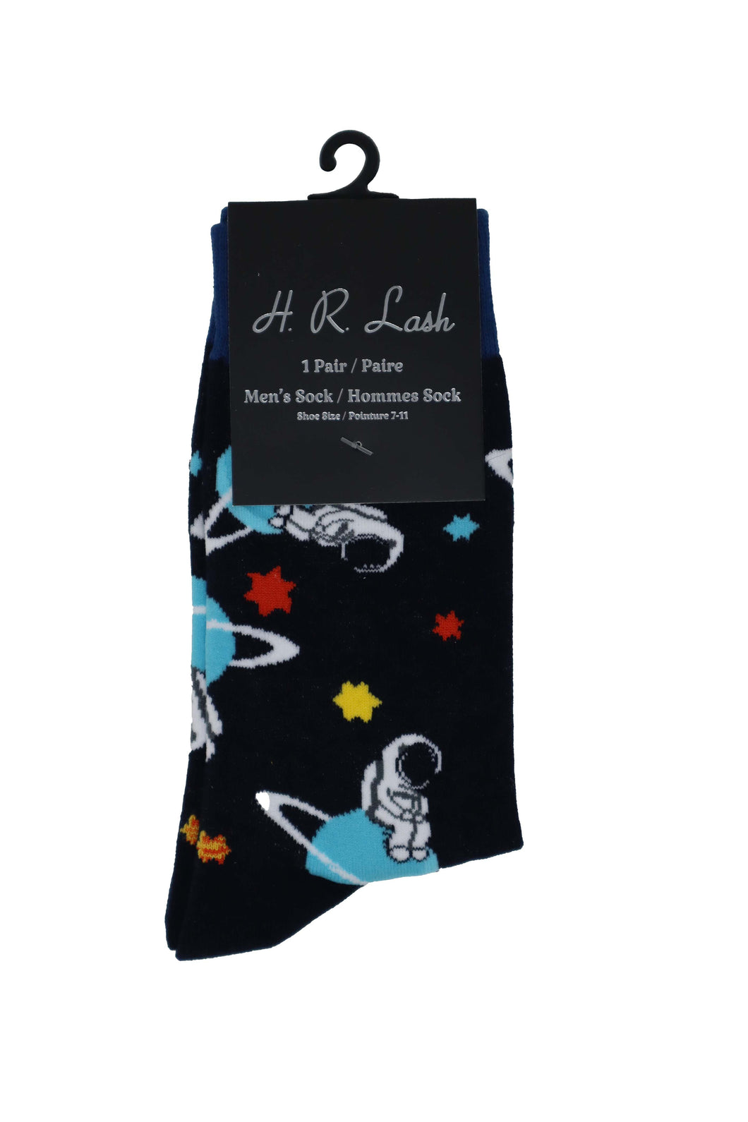 H. R. Lash | FS292 | Fun Socks | Astronaut Sit