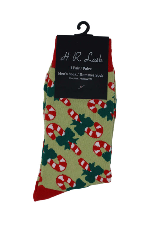 H.R. Lash | FS203 | Fun Socks | Candy Cane