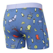 Load image into Gallery viewer, Men&#39;s | Saxx | SMBM35 | Vibe Boxer Brief | Lawnchairs &amp; Limes / Blue