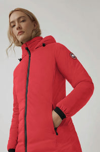 Women's | Canada Goose | 5085L | Camp Hooded Insulated Down Jacket | Red