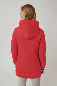 Women's | Canada Goose | 5085L | Camp Hooded Insulated Down Jacket | Red