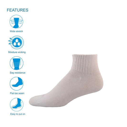 Simcan | Comfort Sock | Cotton Low Rise | White