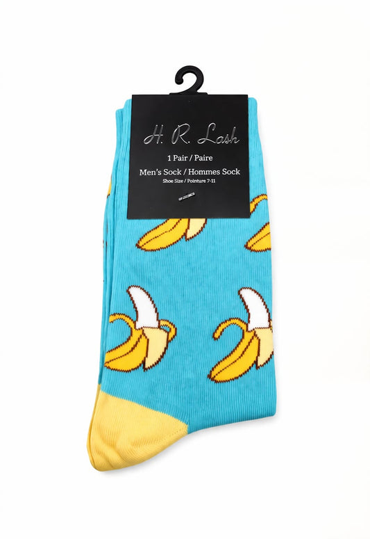 H.R. Lash | FS132 | Fun Socks | Bananas
