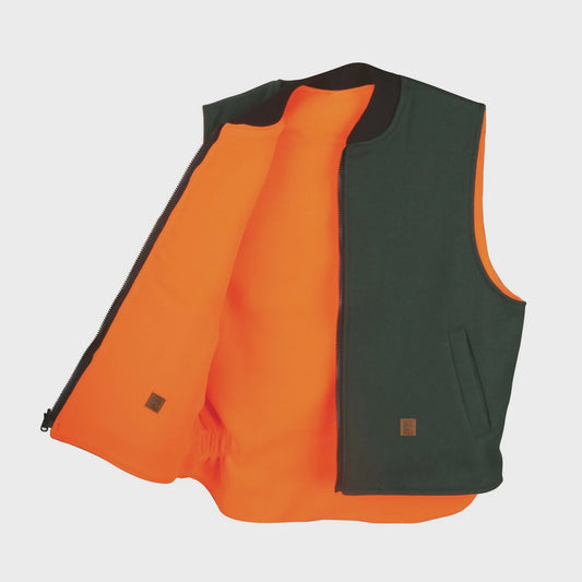 Men's | Big Bill | 614 | Reversible Wool Vest | Green