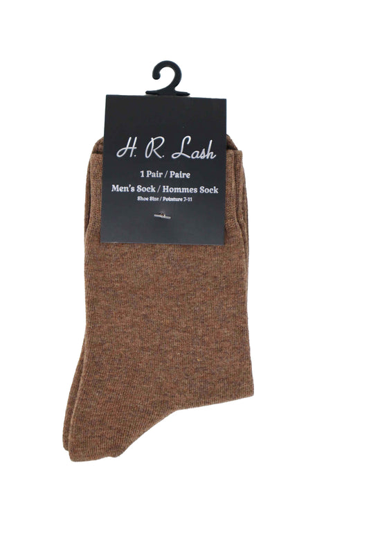H.R. Lash | DR005 | Dress Sock | Brown