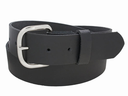 Men's | Custom Leather | 699 | 38mm Interchangeable Buckle Belt | Black