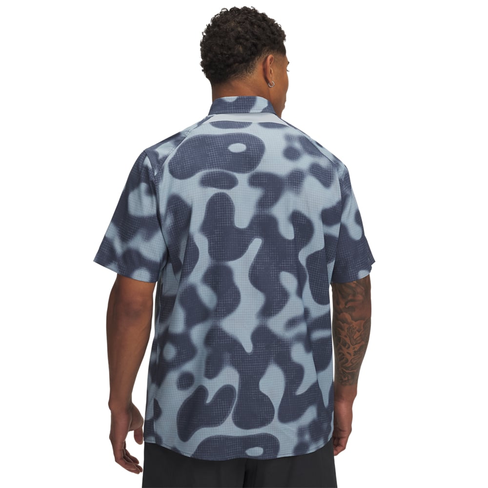 Men's | Under Armour | 1376577-045 | Dockside Short Sleeve | Downpour Grey / Steel
