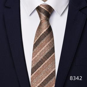 Men's | H. R. Lash Tie | 8342 | Brown Stripe