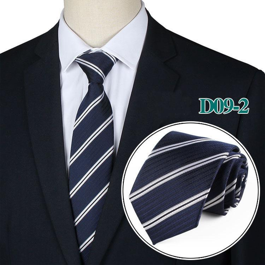 Men's | H. R. Lash Tie | D09-2 | Navy Stripe