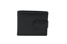 Load image into Gallery viewer, Men&#39;s | JBG International | 9175-1 | Wallet - RFID Snap Closure with ID Window and Coin Pocket | Black