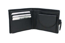 Load image into Gallery viewer, Men&#39;s | JBG International | 9175-1 | Wallet - RFID Snap Closure with ID Window and Coin Pocket | Black