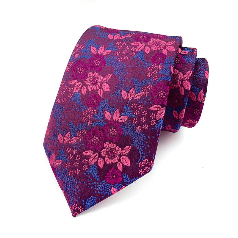 Men's | H. R. Lash Tie | B04 | Pink/Purple Flower