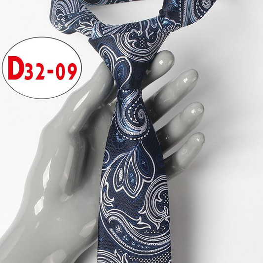 Men's | H. R. Lash Tie | D32-09 | Navy Paisley