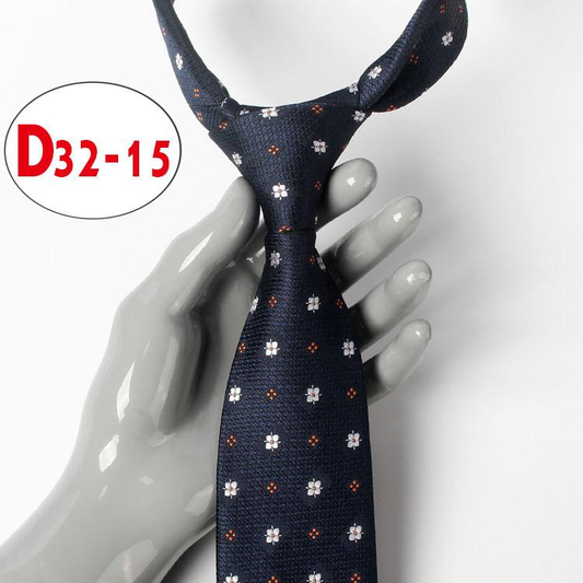 Men's | H. R. Lash Tie | D32-15 | Navy/Orange