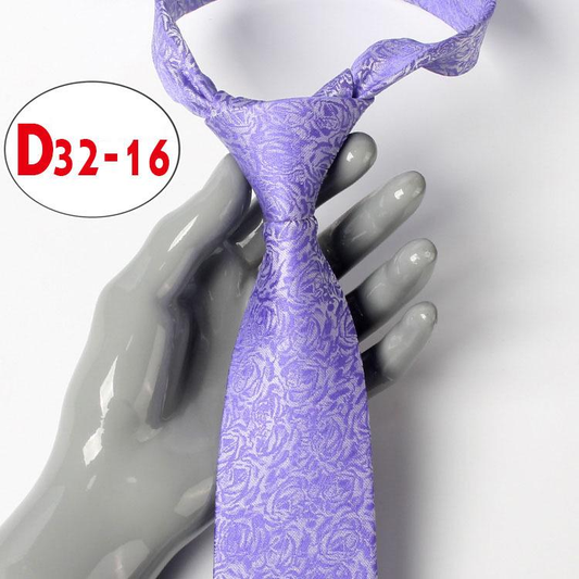 Men's | H. R. Lash Tie | D32-16 | Purple Paisley