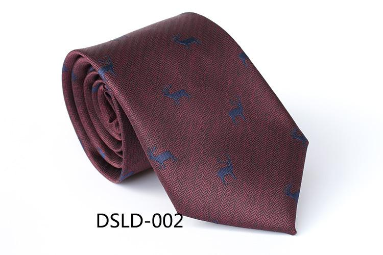 Men's | H. R. Lash Tie | DSLD-002 | Burgundy Deer