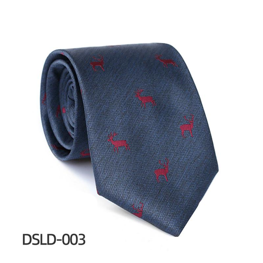 Men's | H. R. Lash Tie | DSLD-003 | Navy Deer