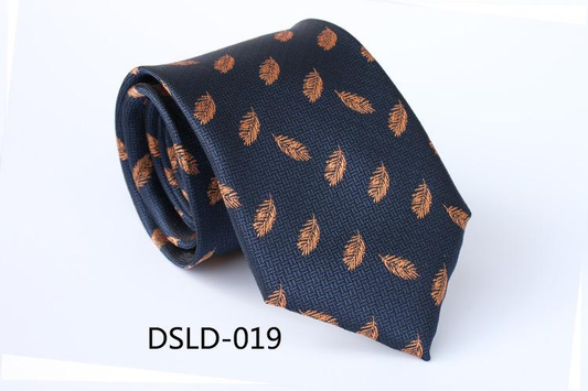 Men's | H. R. Lash Tie | DSLD-019 | Orange Feather
