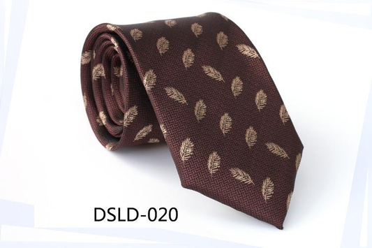 Men's | H. R. Lash Tie | DSLD-020 | Brown Feather