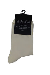 H. R. Lash | DR002 | Dress Sock | Ivory