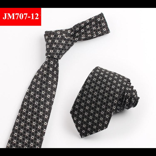 Men's | H. R. Lash Tie | JM707-12 | Black/Silver