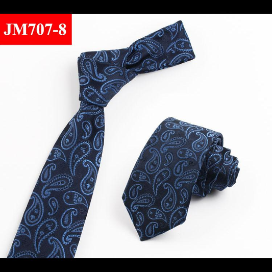 Men's | H. R. Lash Tie | JM707-8 | Navy Paisley