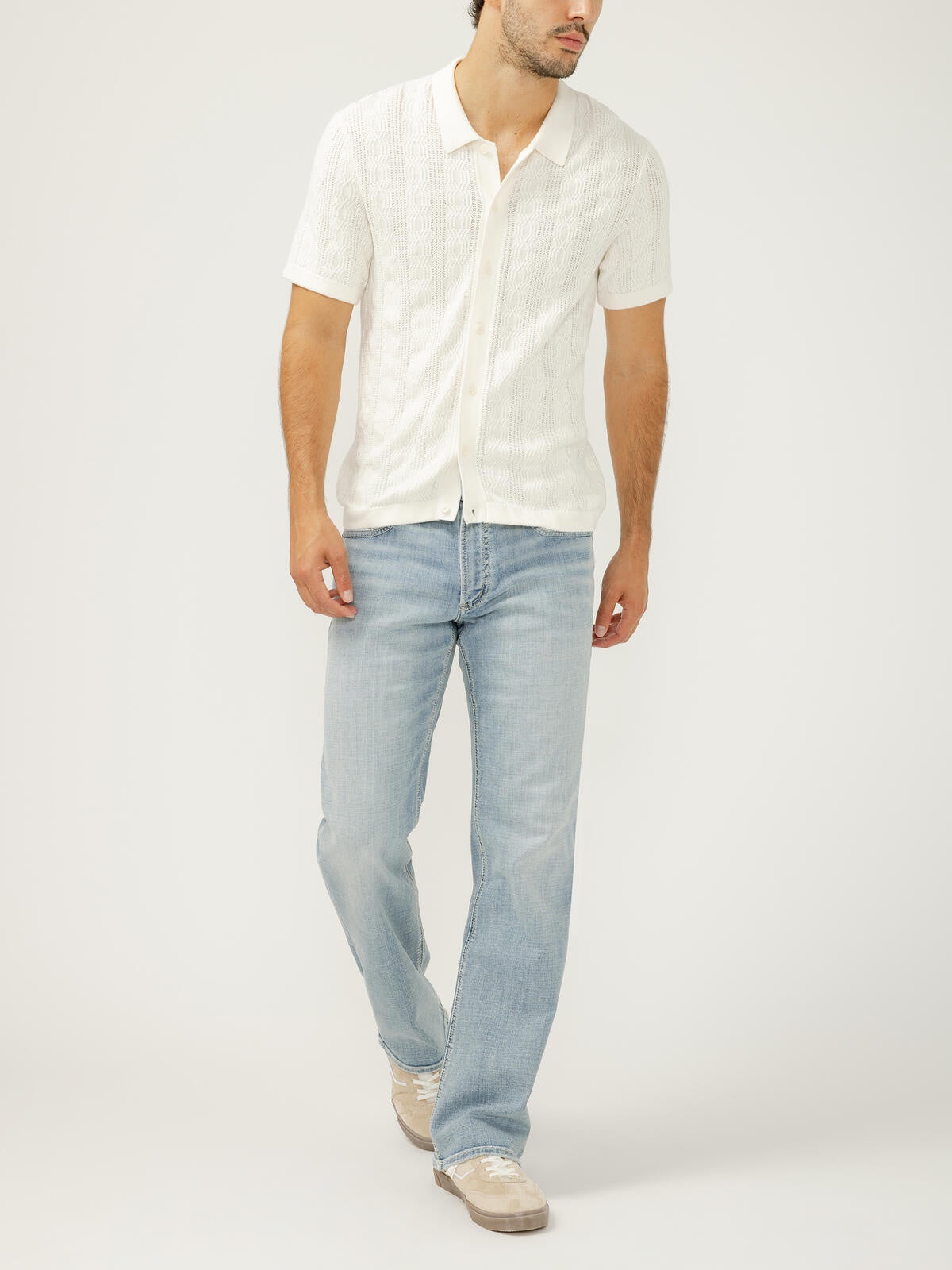 Men's | Silver Jeans | M42411FCS104 | Zac Relaxed Fit Straight Leg | Laguna