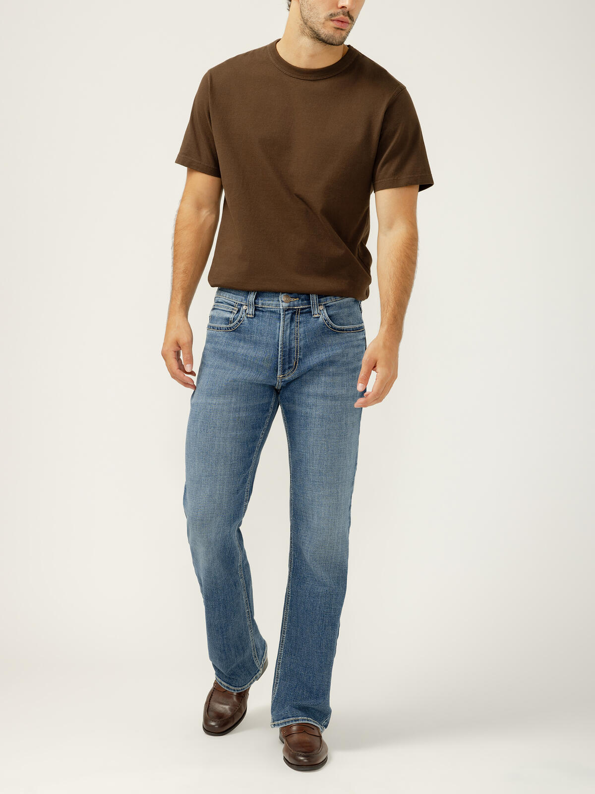Men's | Silver Jeans | M42411VWT398 | Zac Relaxed Fit Straight Leg | Lisbon